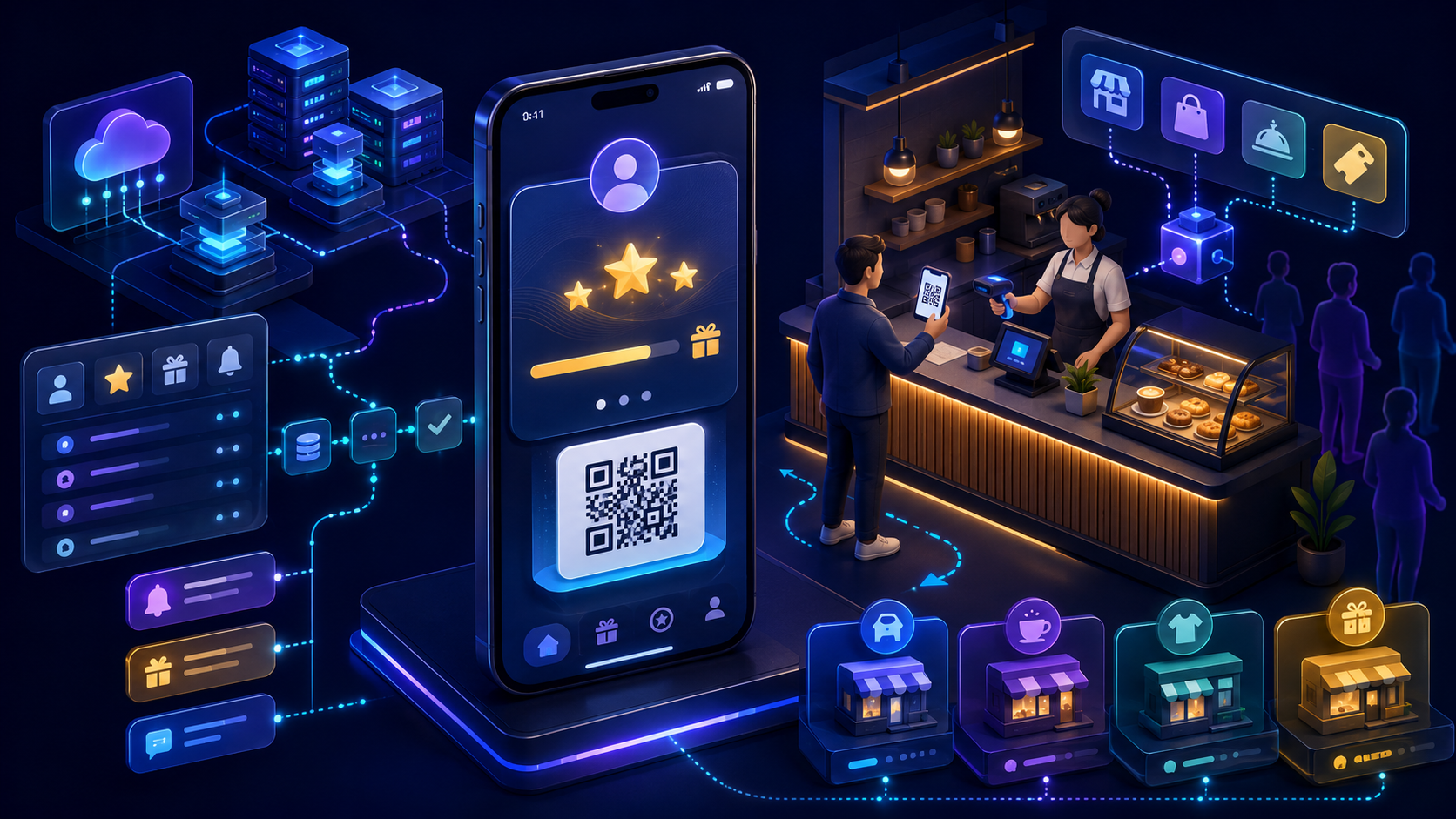 KeepComing — Multi-Tenant Loyalty SaaS — interface