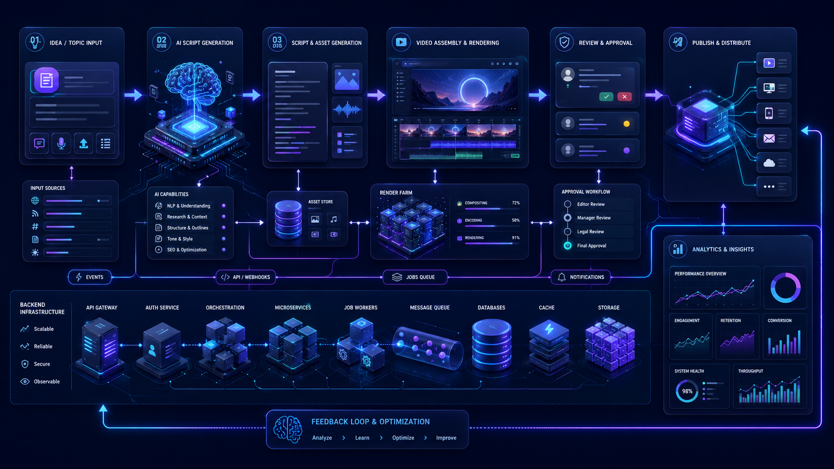 Phantoms — AI Content Automation Engine — interface